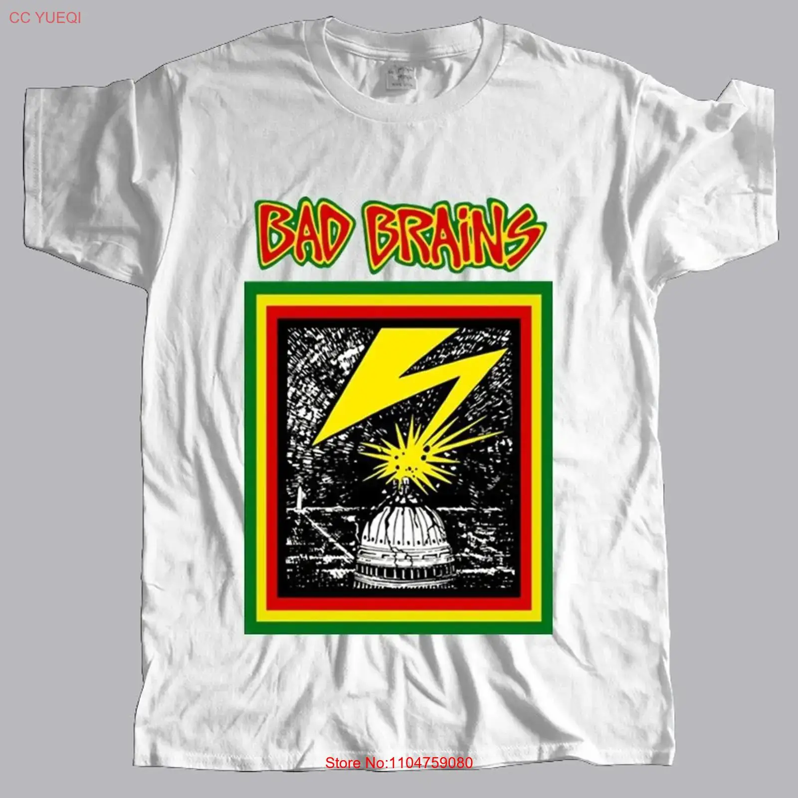 Mens Fashion In 1980S - BAD BRAINS 1980s PUNK HARDCORE T