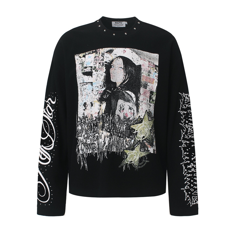 Men'S Spring Fashion - Men's High Street Graffiti T Shirt