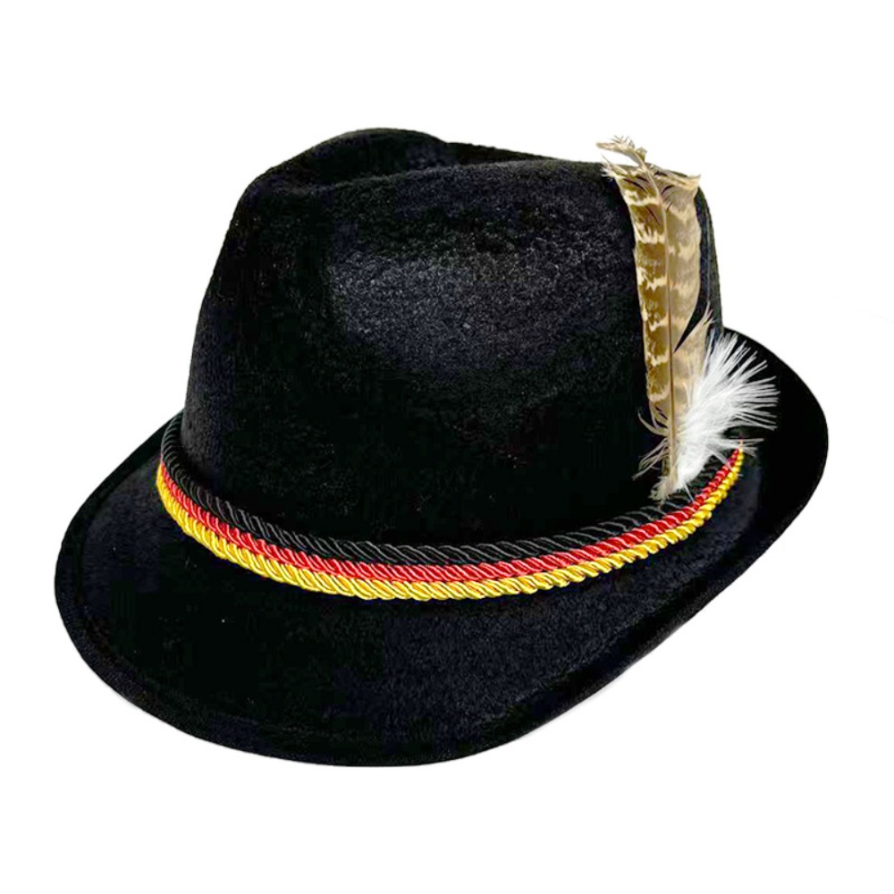 Mens Fashion Bucket Hat - Fashion Dress Up Oktoberfest Hat Fedora