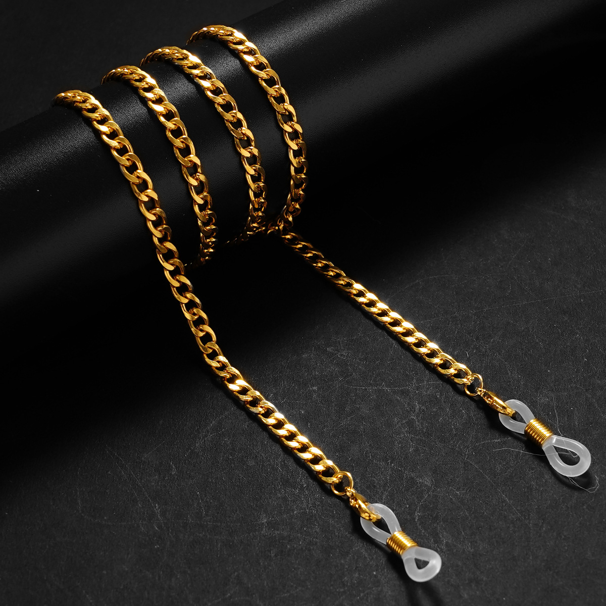 Men Fashion Rave - Simple Link Chain for Glasses Mask