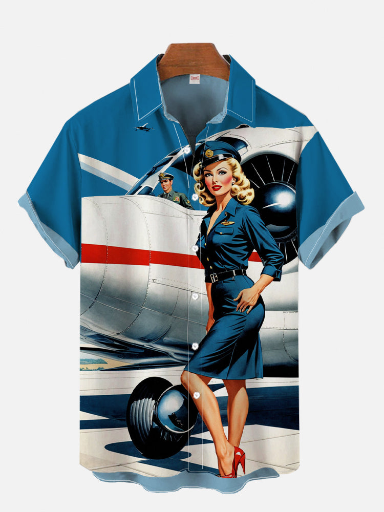 Mens Fashion In 1980S - 1970S-1980S Vintage Pin Up Girl Poster