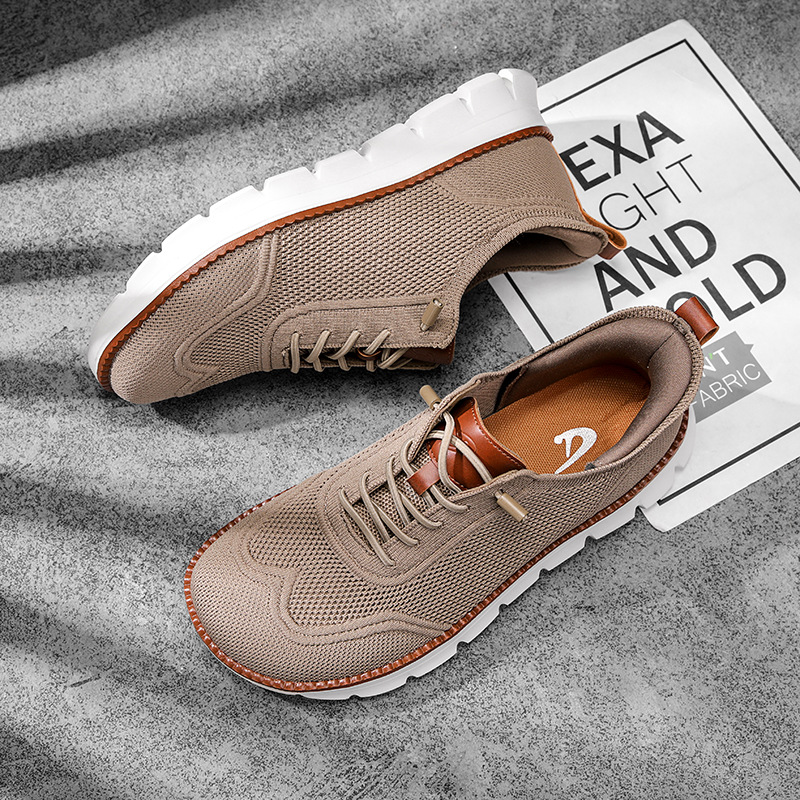 Mens Fashion Chinos - Stylish Men Wide Box Shoes Barefoot