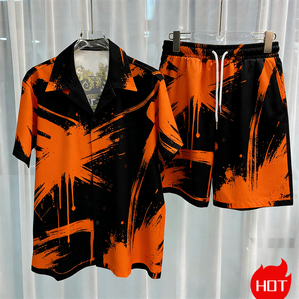 Digital printed men's set fash - Men'S Spring Fashion recension och pris