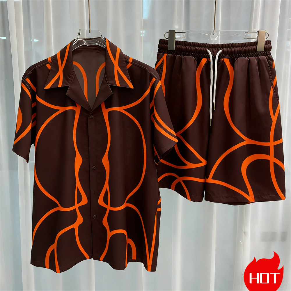 Digital printed men's set fash - Men'S Spring Fashion recension och pris