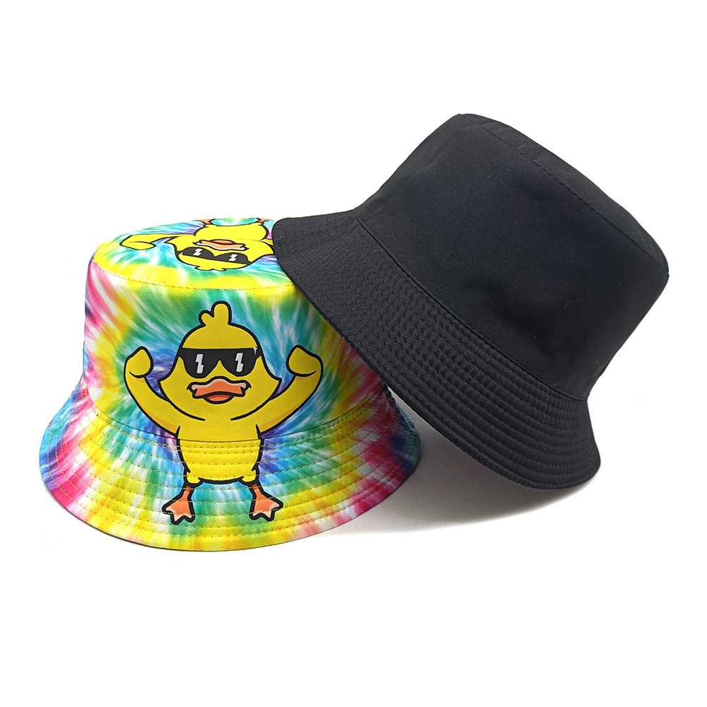 Funny Cartoon Duck Print Bucke - Mens Fashion Bucket Hat recension och pris