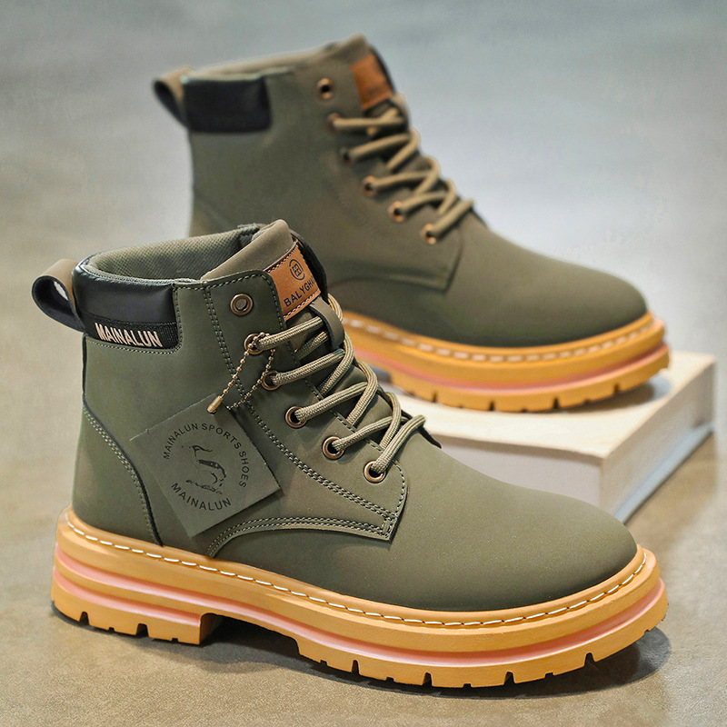 Classic Men High Top Boots Hig - Mens Fashion Chinos recension och pris