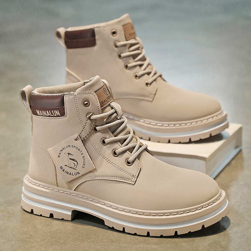 Classic Men High Top Boots Hig - Mens Fashion Chinos recension och pris