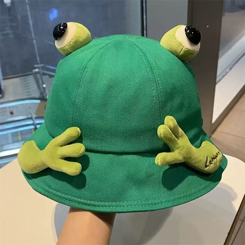 Funny 3D Frog Eyes Bucket Hat  - Mens Fashion Bucket Hat recension och pris