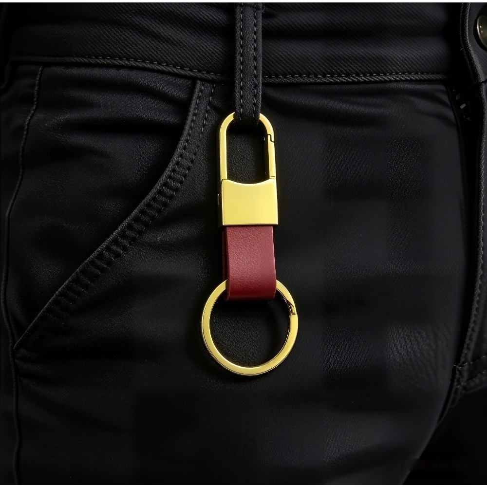 Leather Waist Hanging Metal Ge - Men'S Fashion Gold Chain recension och pris