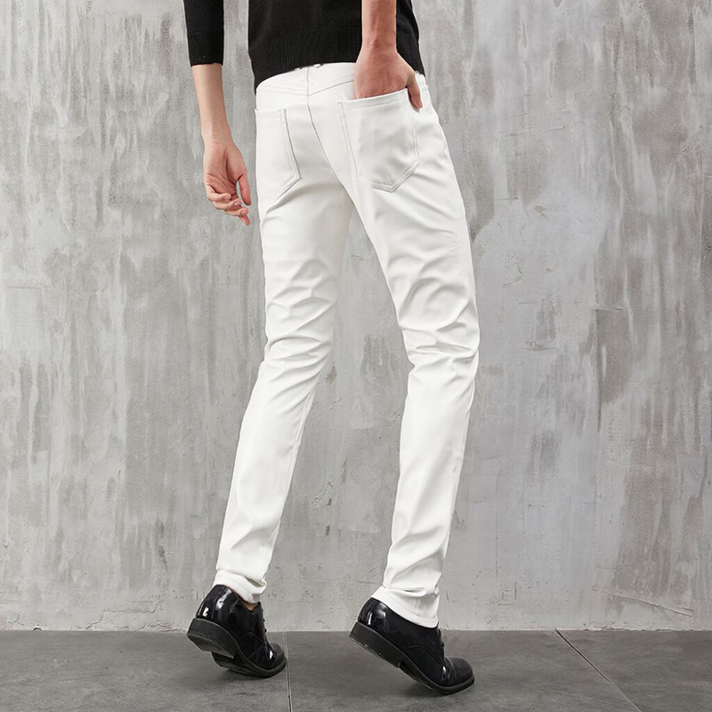Men's Leather Pants Skinny Fit - Men Fashion Rave recension och pris