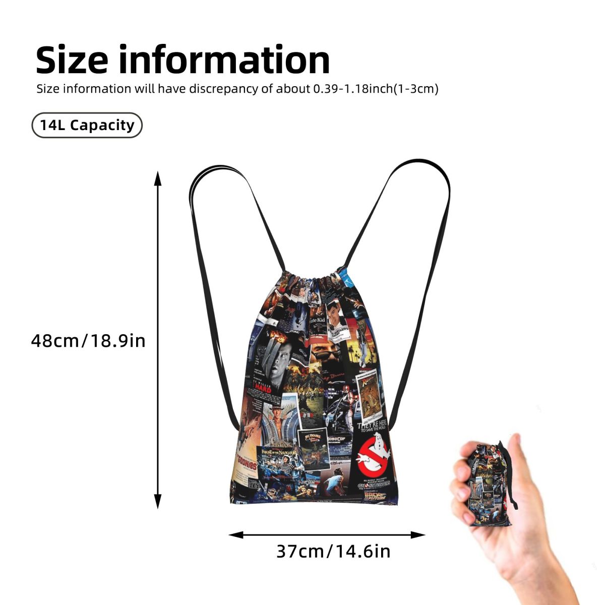 1980s Movie Posters Backpacks  - Mens Fashion In 1980S recension och pris