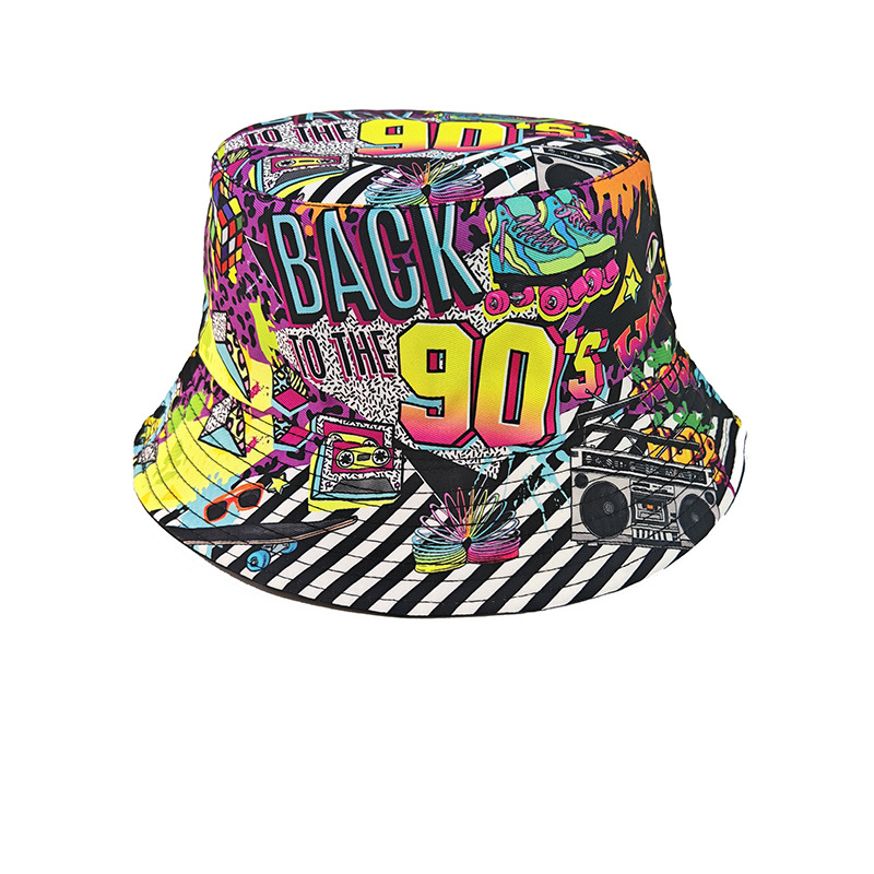 Fashion Retro Graffiti 80s 90s - Mens Fashion Bucket Hat recension och pris