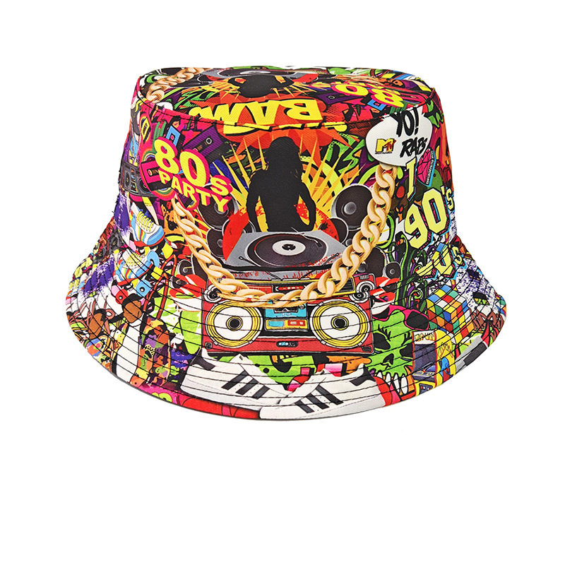 Fashion Retro Graffiti 80s 90s - Mens Fashion Bucket Hat recension och pris