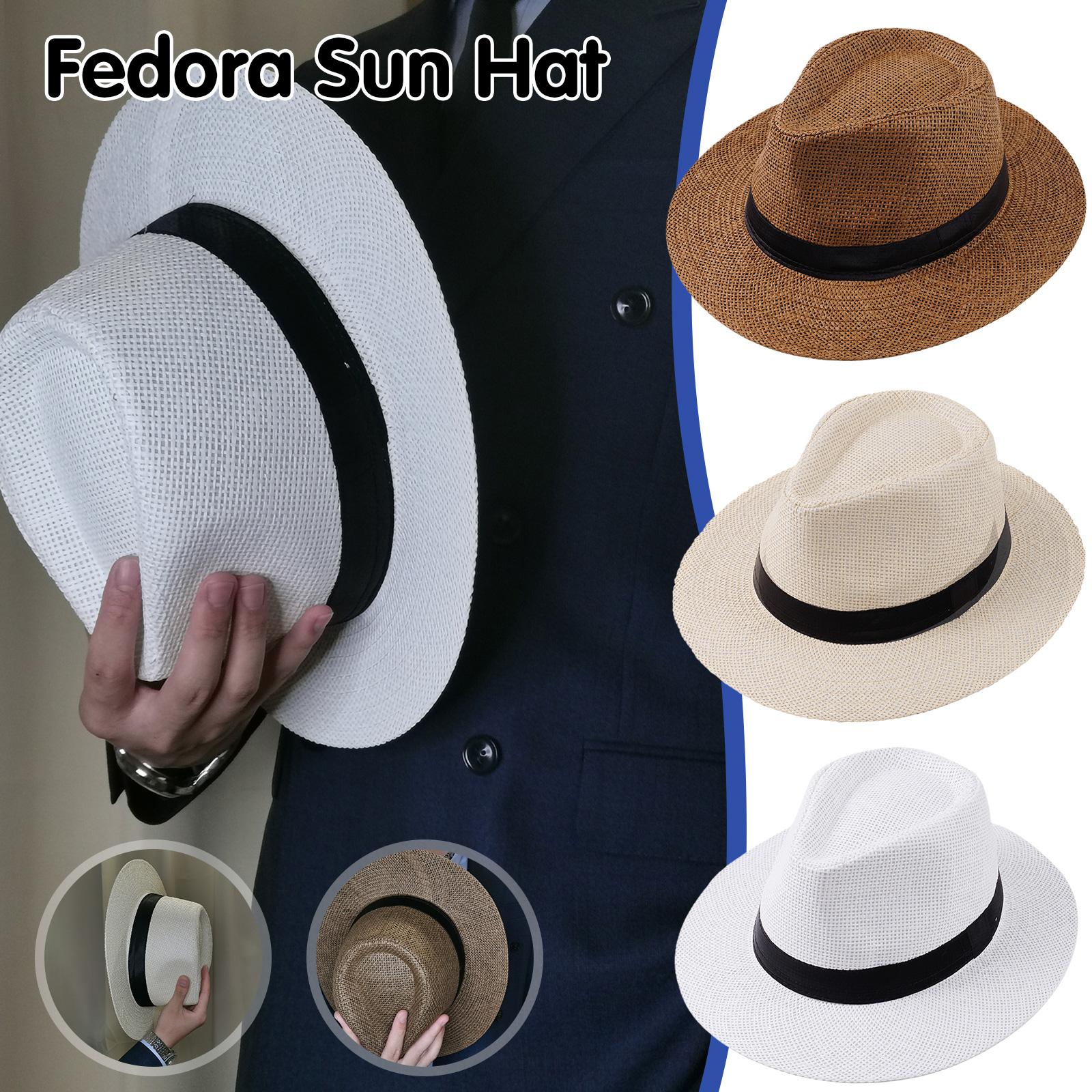 Men Summer Panama Straw Hat Na - Mens Fashion Bucket Hat recension och pris