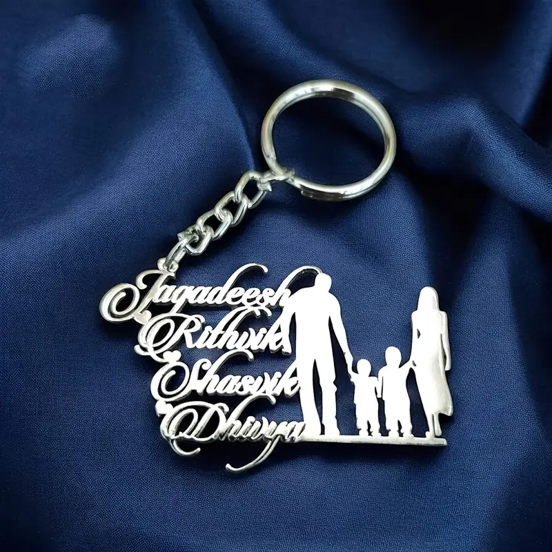 Custom Family Number Name Keyc - Men'S Fashion Gold Chain recension och pris