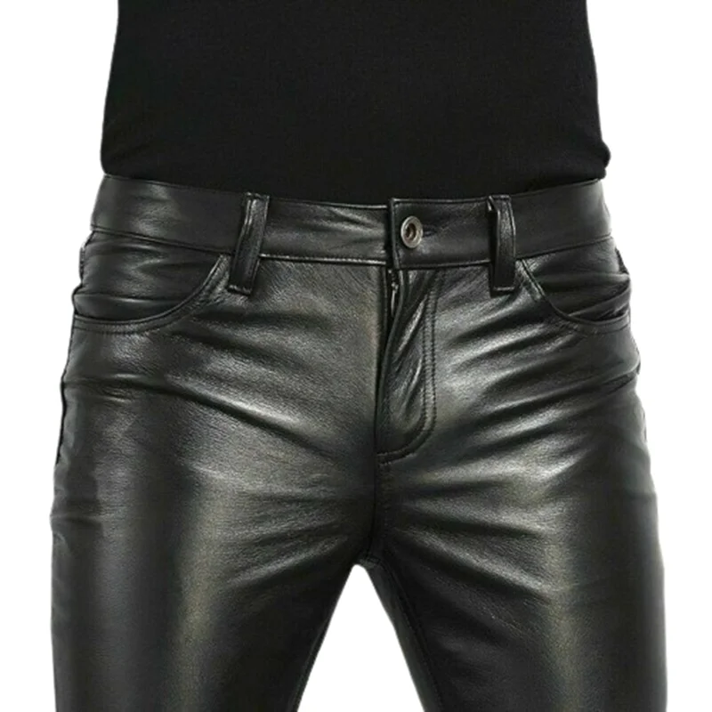 Choice PU Leather Pants Men's  - Men Fashion Rave recension och pris