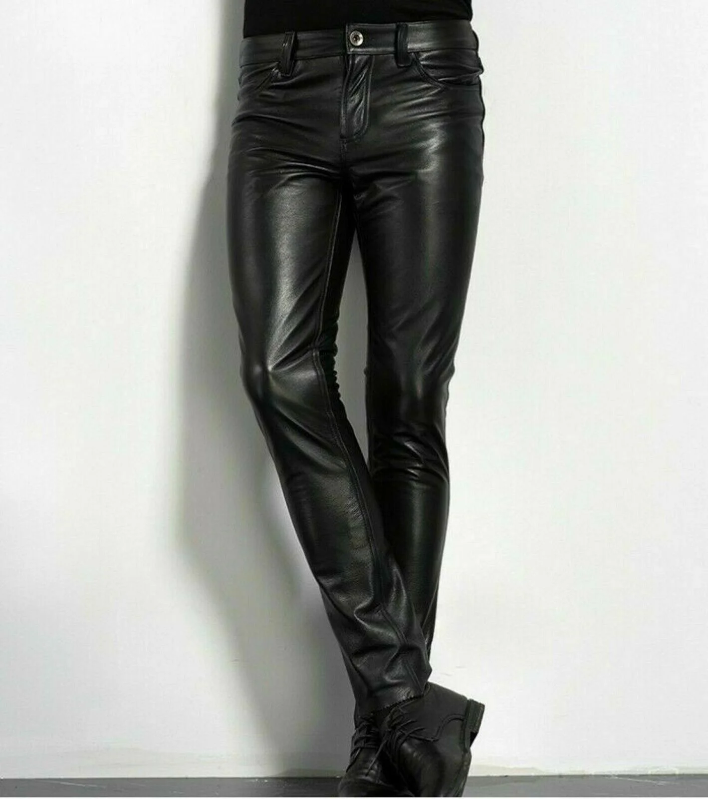 Choice PU Leather Pants Men's  - Men Fashion Rave recension och pris