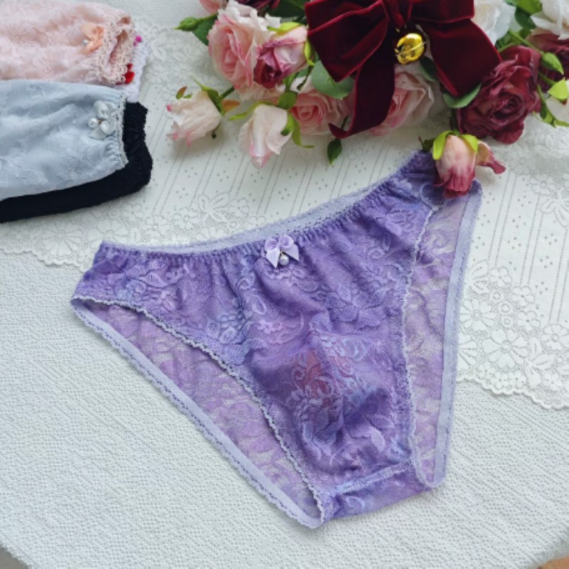 Sheer Sexy Man's Lace Panties  - Men Fashion Rave recension och pris