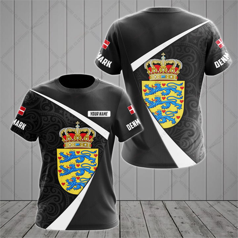 Custom Summer Casual Denmark S - Graphic Tee Oversized recension och pris