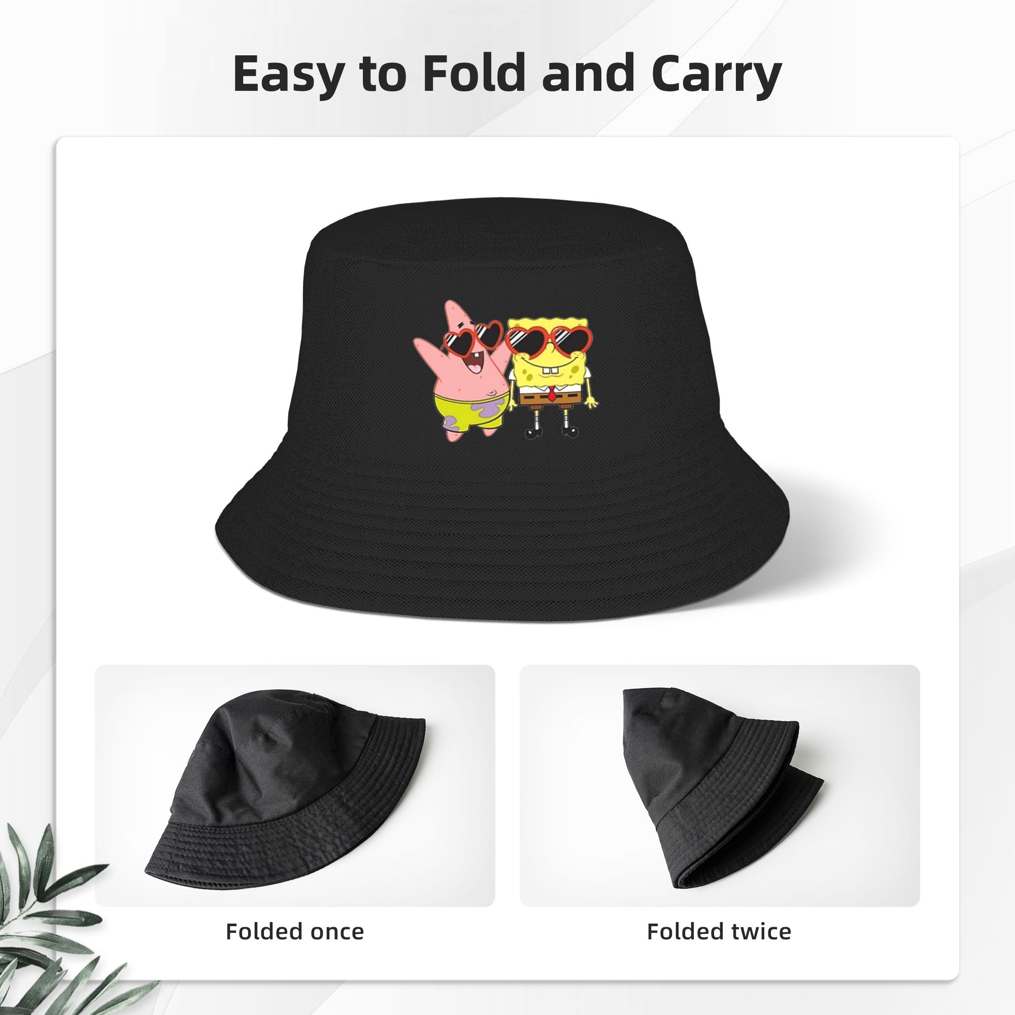 Spongebobs Bucket Hat heart St - Mens Fashion Bucket Hat recension och pris