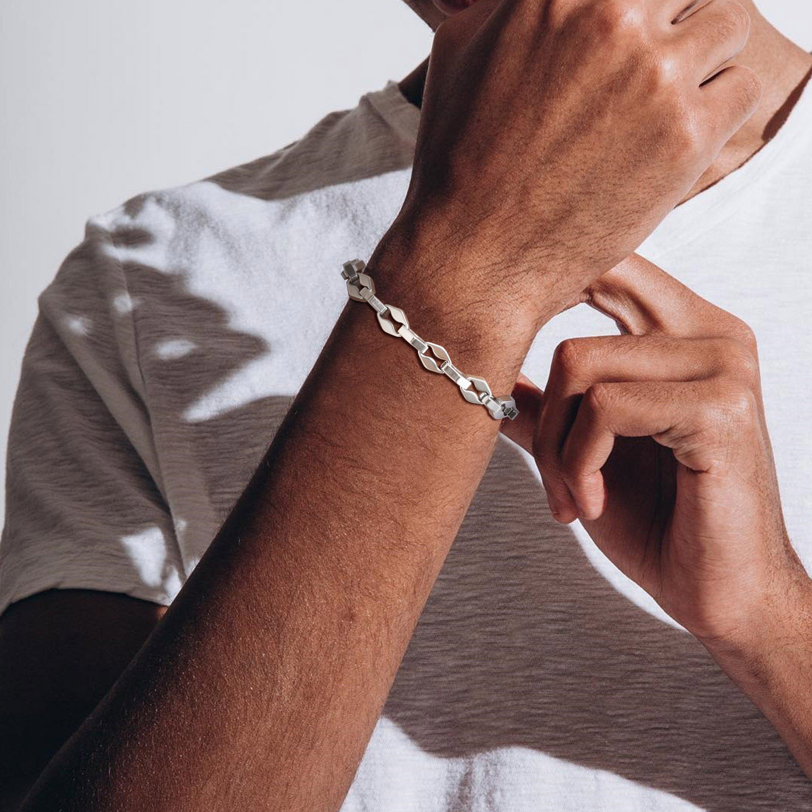 Vnox Simple Rhombus Link Chain - Mens Fashion In 1980S recension och pris