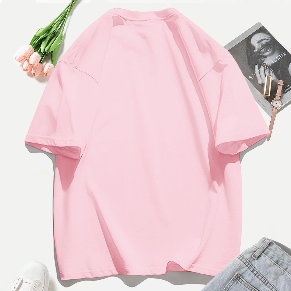 Custom Cotton T-Shirts Womens  - Graphic Tee Oversized recension och pris