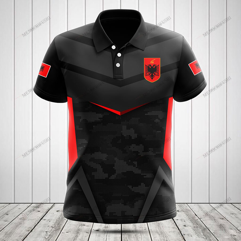 Custom Name Albania Flag Graph - Graphic Tee Oversized recension och pris