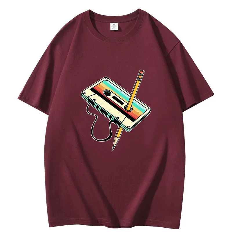 Retro 1980s Tape Pencil Graphi - Mens Fashion In 1980S recension och pris
