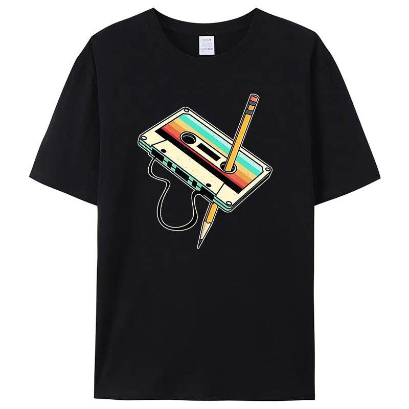 Retro 1980s Tape Pencil Graphi - Mens Fashion In 1980S recension och pris