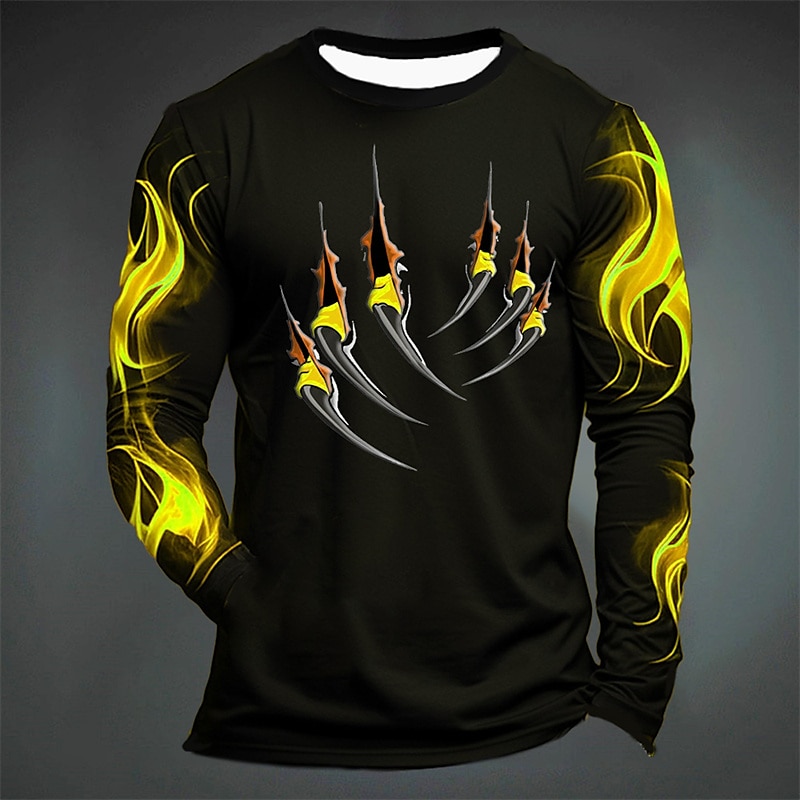 Funny Tiger Print T Shirt For  - Men'S Spring Fashion recension och pris