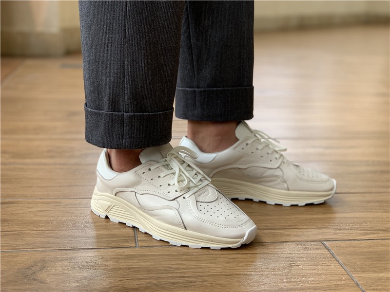 Round-toe Lace-up Casual White - Mens Fashion Chinos recension och pris