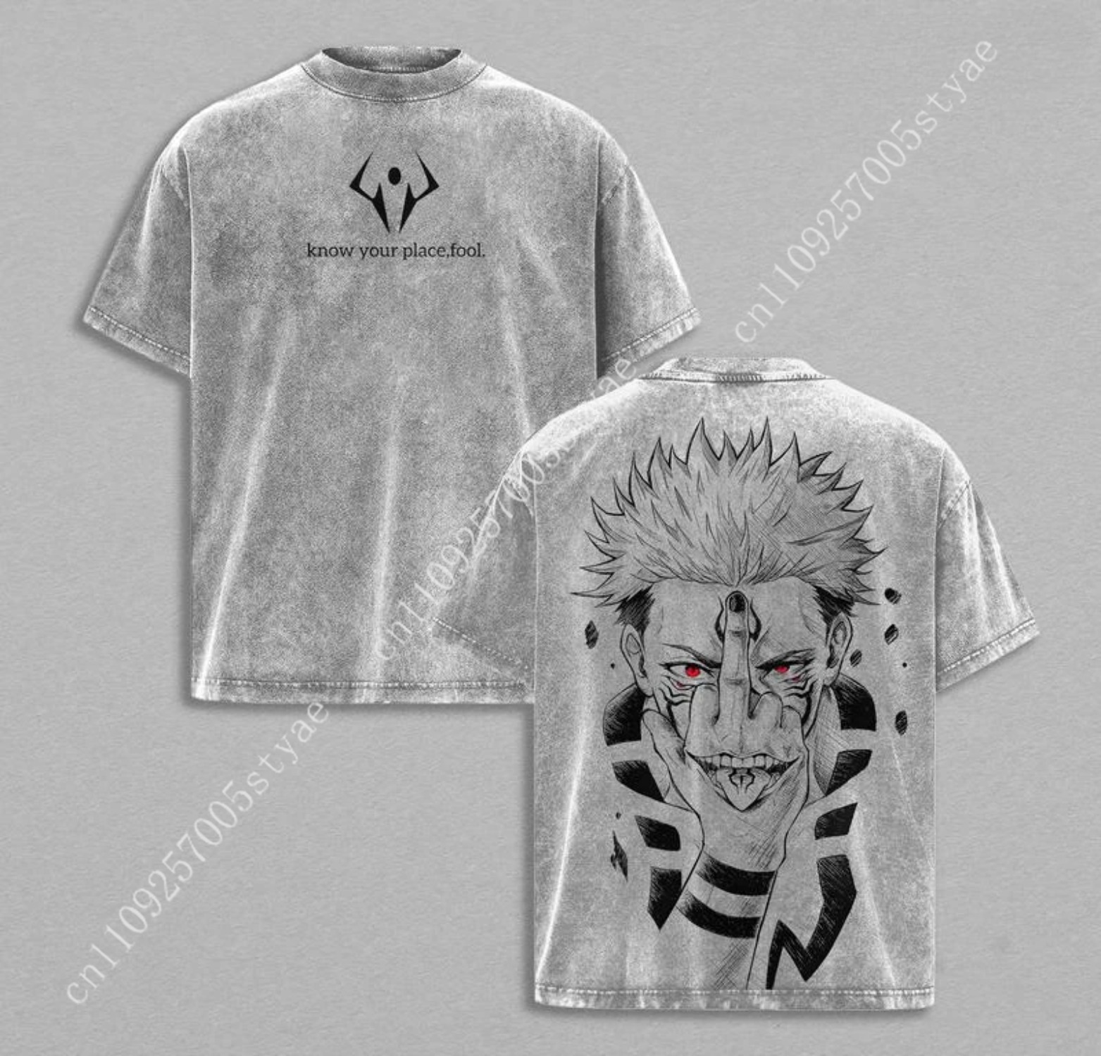 Anime  Ryomen Sukuna Graphic T - Graphic Tee Oversized recension och pris