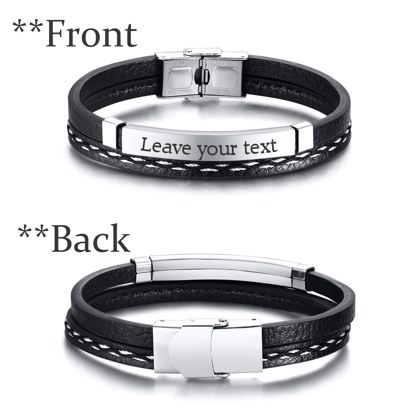 Dual-Layer Commission Braided  - Men'S Fashion Gold Chain recension och pris