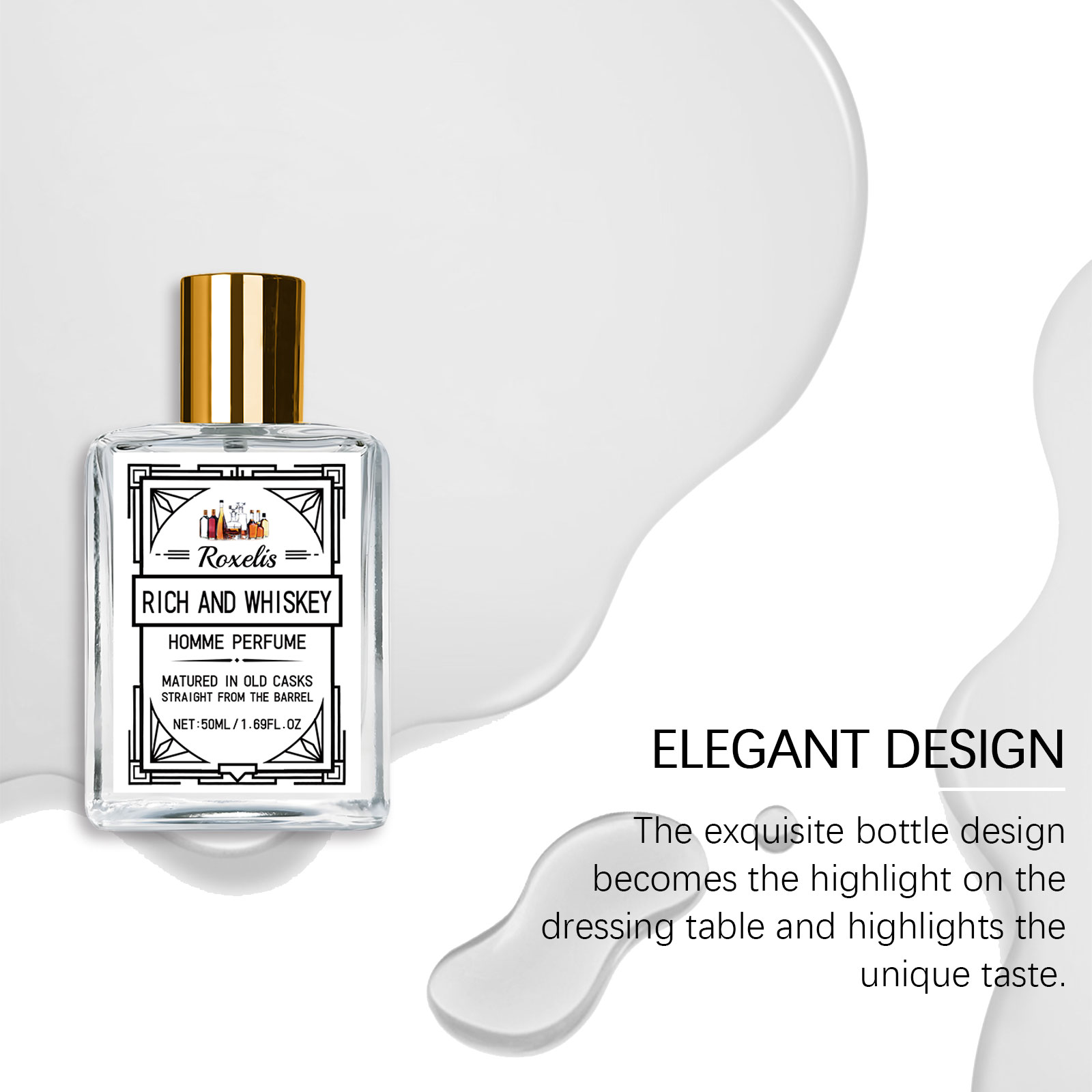 Roxelis 50ml Charm Whisky Men' - Men'S Fashion Perfume recension och pris