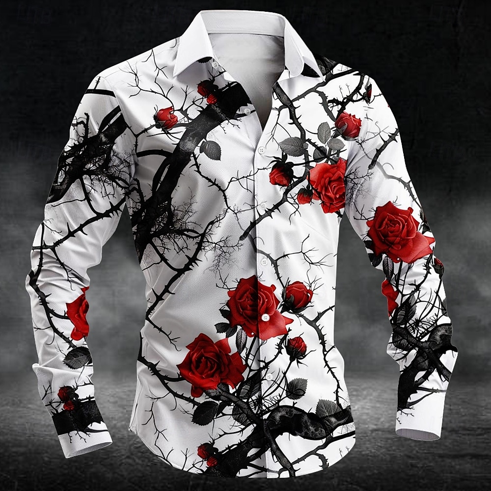 Fashion plum blossom pattern 3 - Men'S Spring Fashion recension och pris