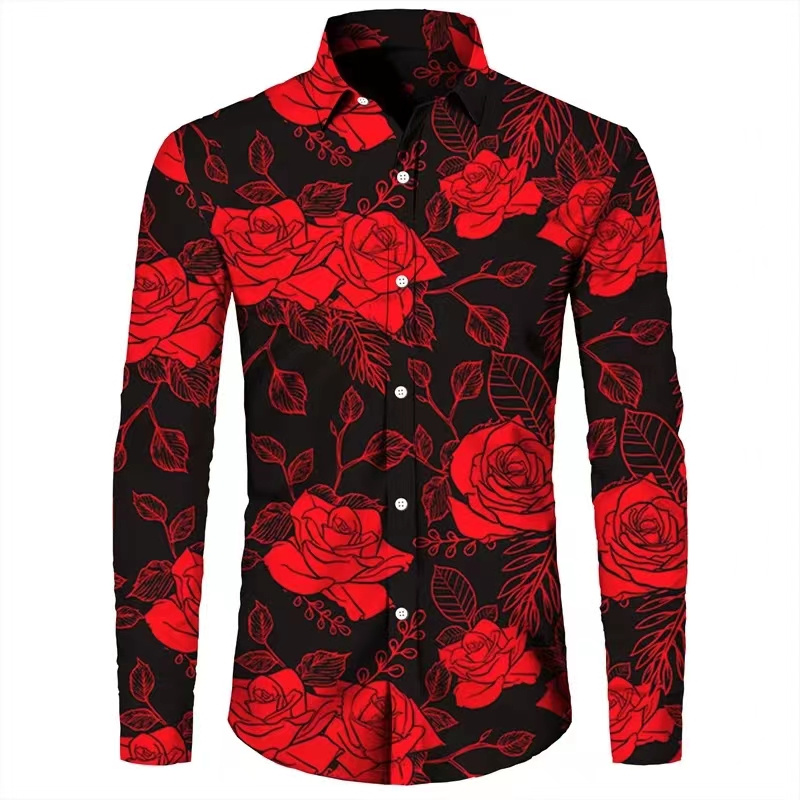 Fashion Flowers 3D Print Men's - Men'S Spring Fashion recension och pris