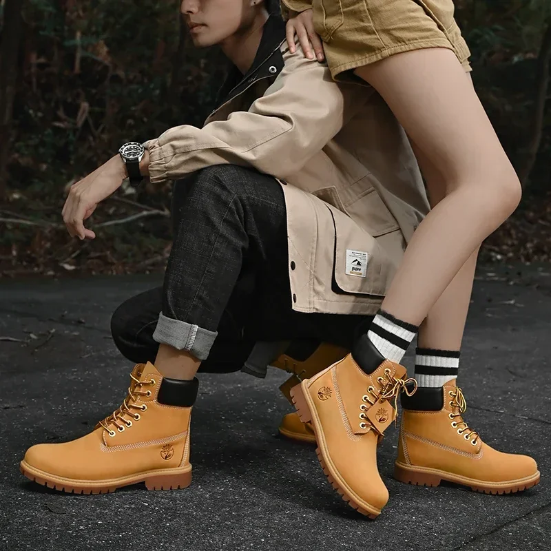 Boots Men High Top Boots High  - Mens Fashion Chinos recension och pris