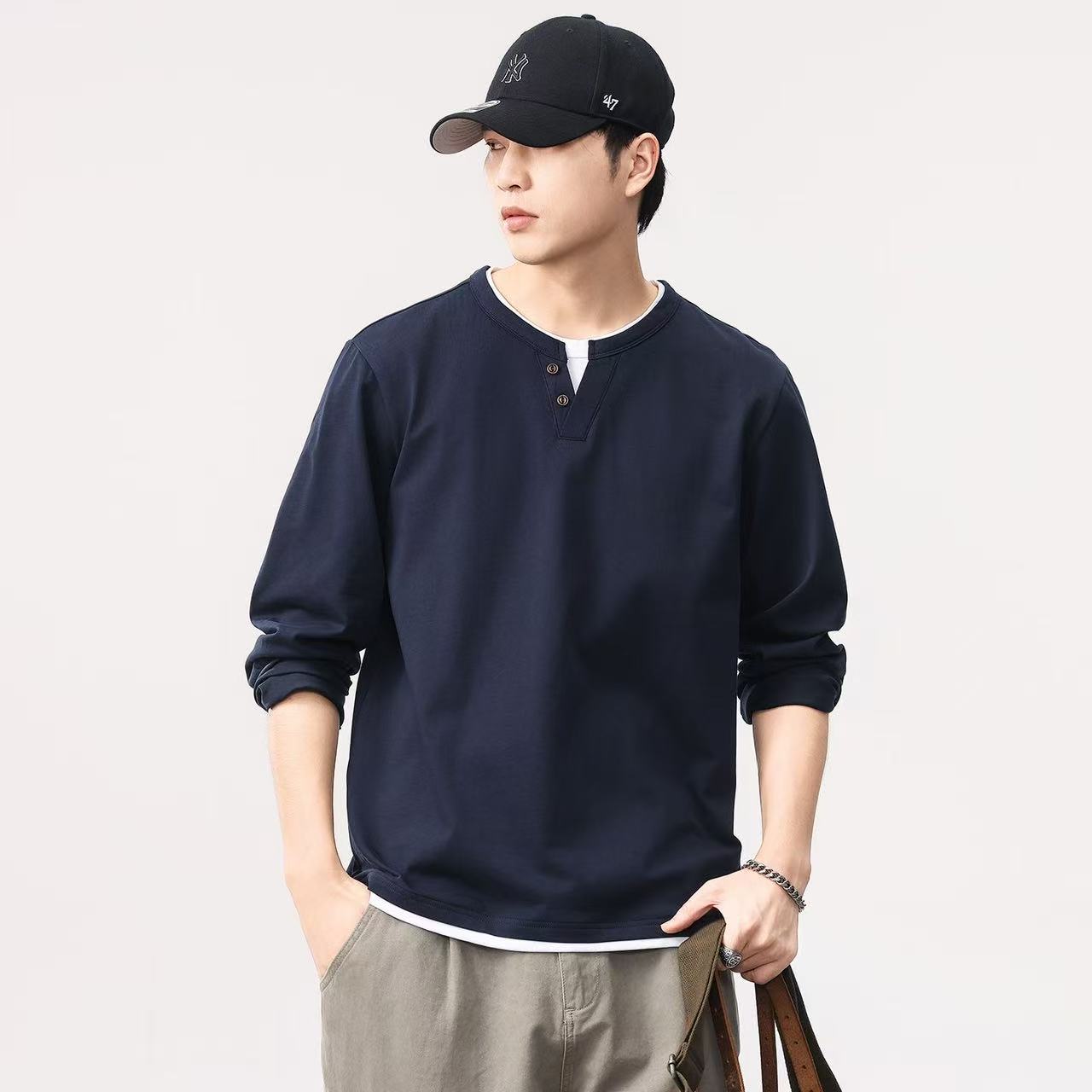New Spring and autumn men long - Men'S Spring Fashion recension och pris